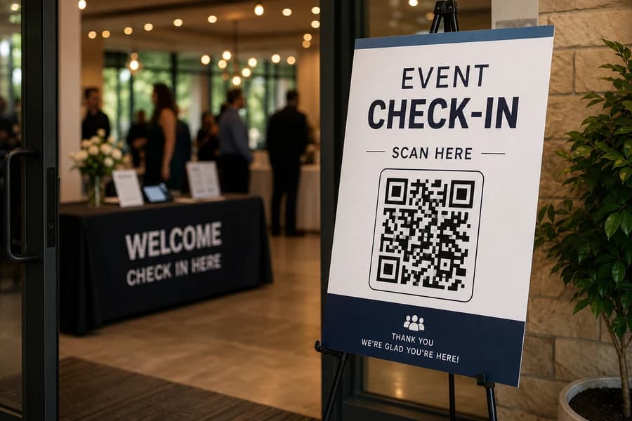 Event check-in SCANDATT poster preview card image