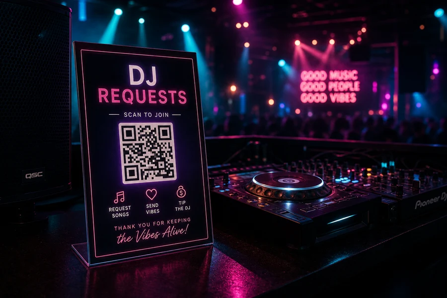 DJ request SCANDATT poster preview card image